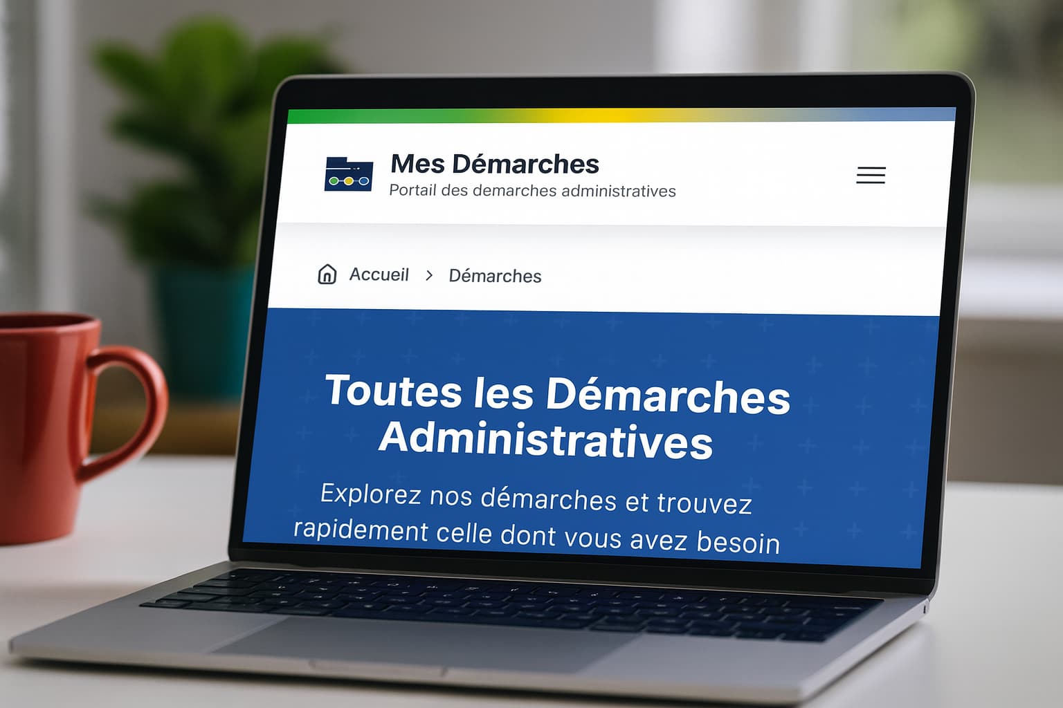 Administrative procedures portal: mesdemarches.ga